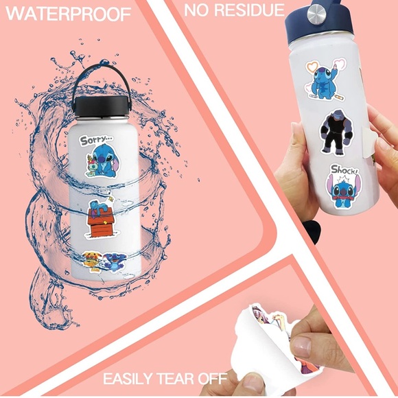 Stitch Stickers 12 Vinyl Stickers - Mystery Bundle - Picture 3 of 5